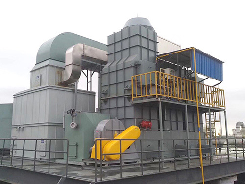 广东二室RTO蓄热式焚烧炉
